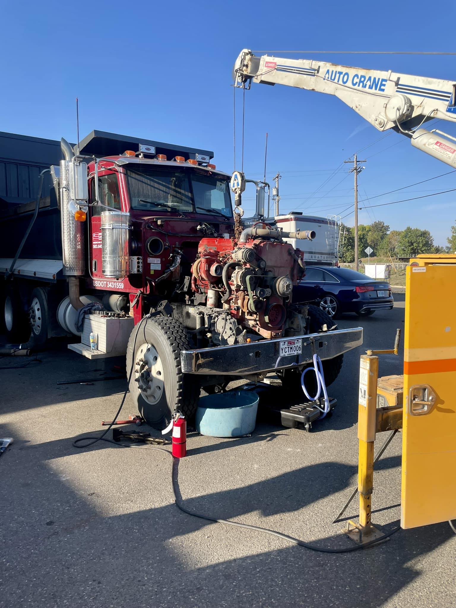 PAD Heavy Diesel technician at work
